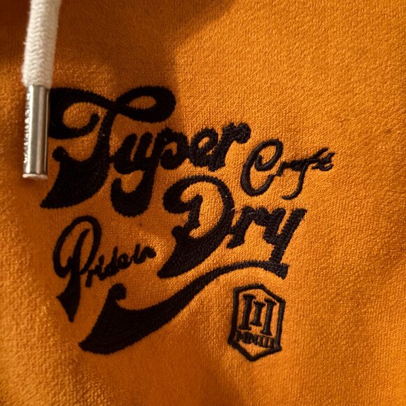 Superdry Yellow Zipper Hoody - Picture 1 of 4